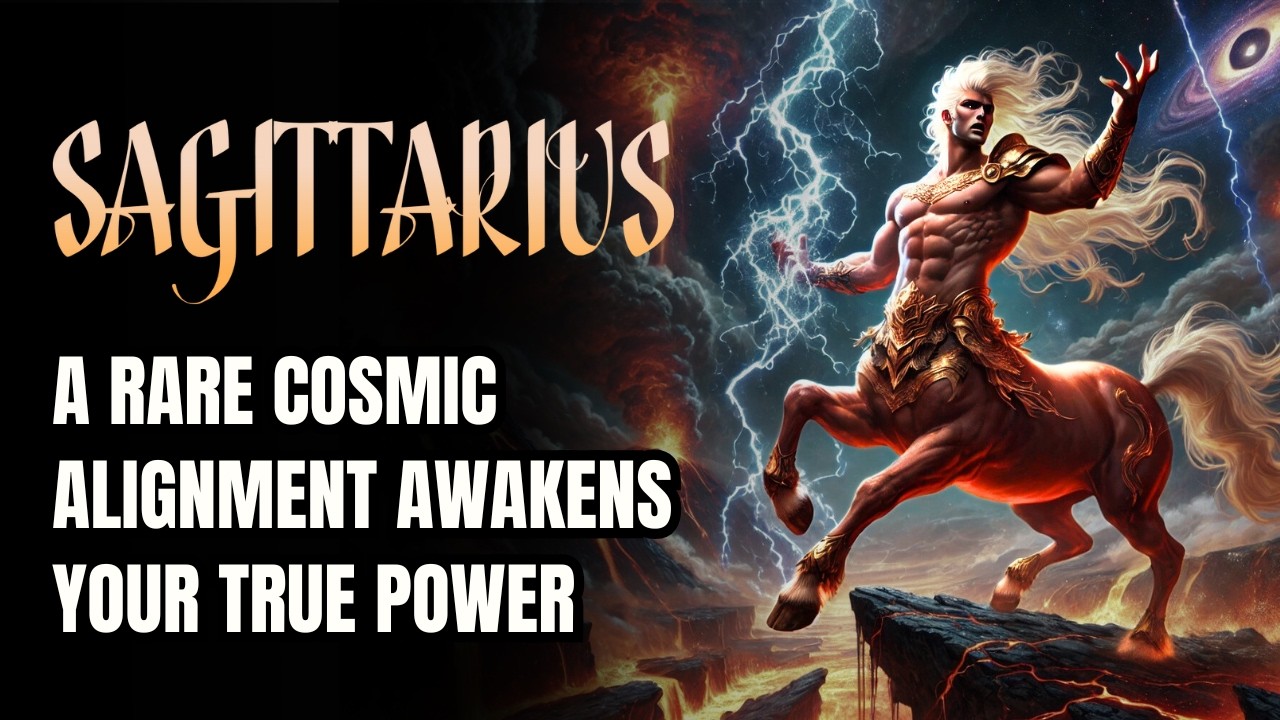 SAGITTARIUS: A Rare Cosmic Alignment Awakens Your True Power