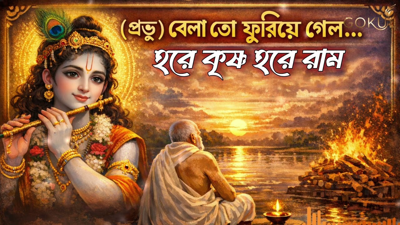 বেলা তো ফুরিয়ে গেল | মানব জনম দুই দিনেরই খেলা | Hare Krishna Mahamantra | Bengali Bhakti Song 2026
