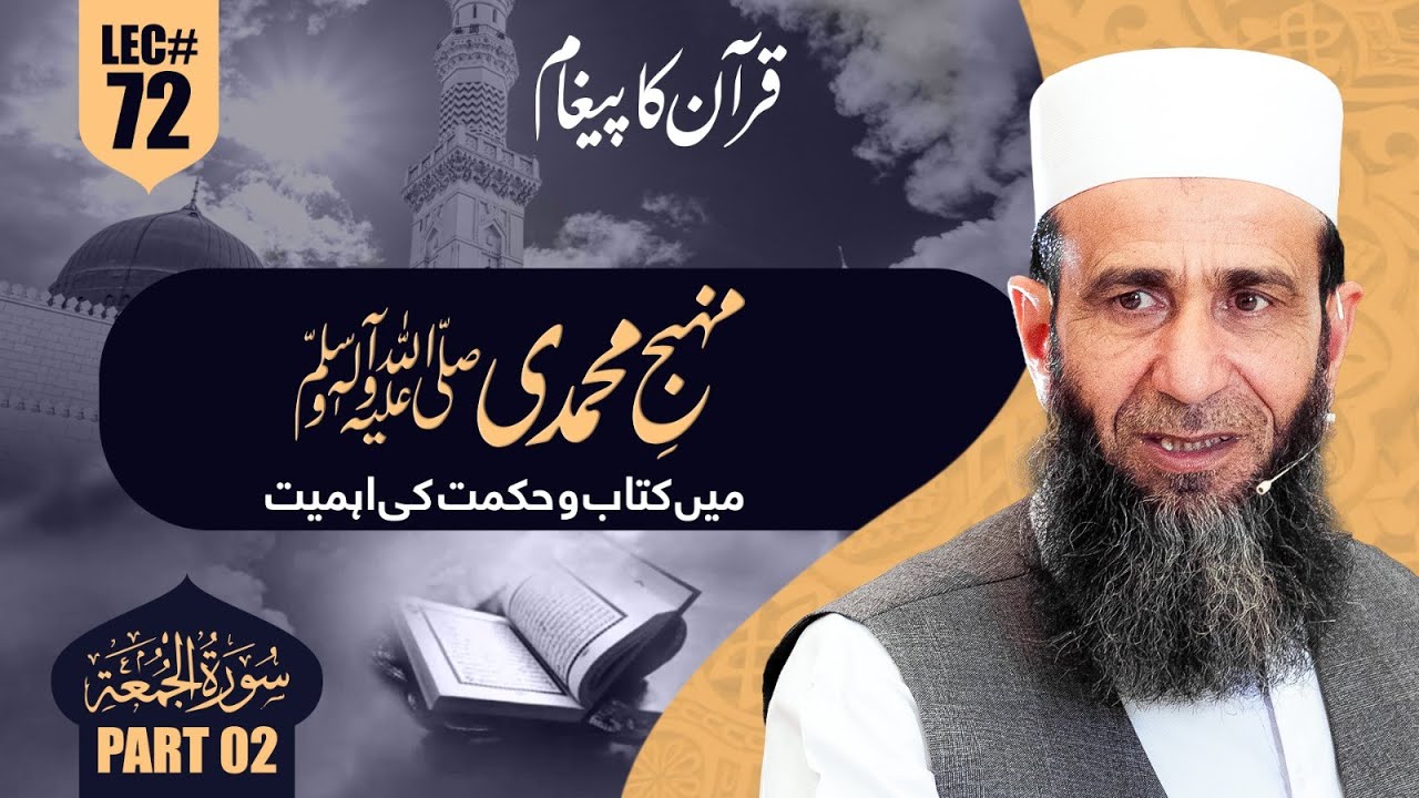 Manhaj-e-Muhammadi ﷺ: Importance of Book and Wisdom in Islam | Khalid Mehmood Abbasi