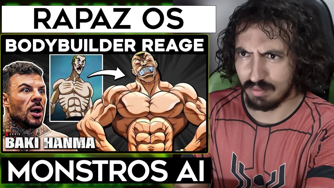 BODYBUILDER REAGE AO ANIME BAKI HANMA #05 - Laercio Refundini  | Leozin React