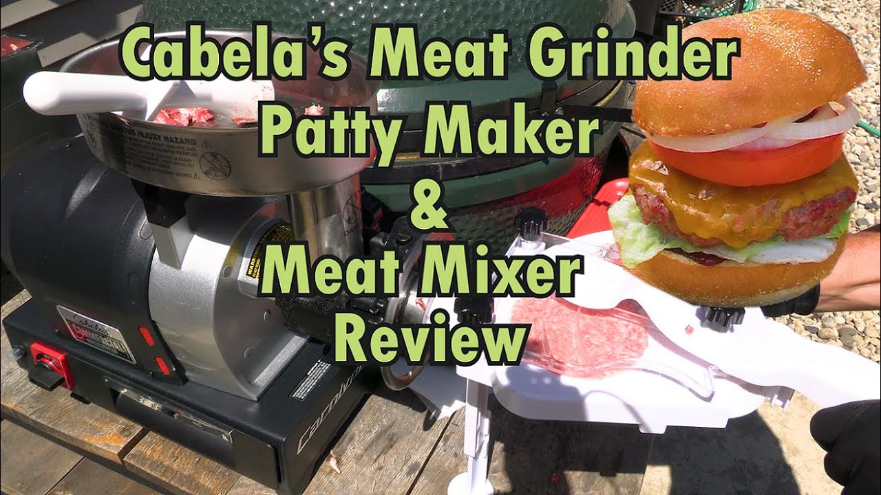 Мясорубка Cabela's Meat Grinder — машина для приготовления котлет для бургеров — 20-фунтовая. Обзор