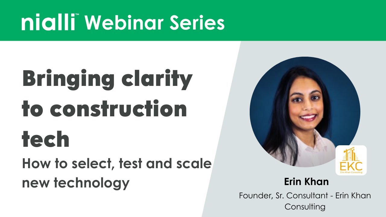 Bringing clarity to construction tech &ndash; How to select, test and scale new technology
