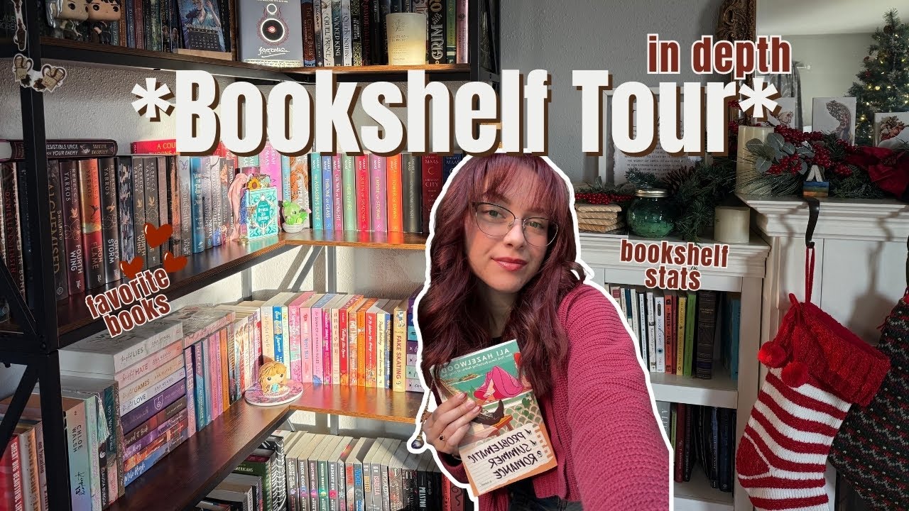 Экскурсия по книжной полке 📚✨ | Все мои книги, как я организую свои полки и многое другое