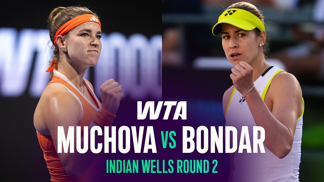 Karolina Muchova vs. Anna Bondar | 2026 Indian Wells Round 2 | WTA Match Highlights