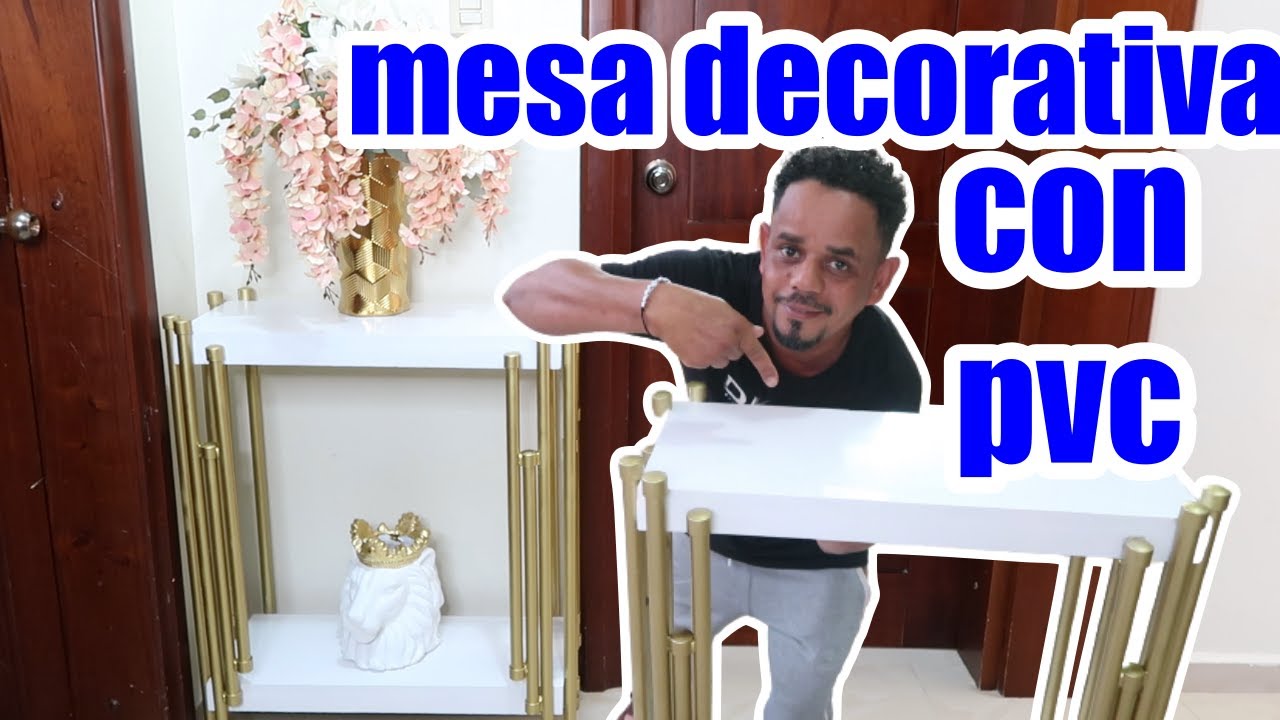 COMO HACER UNA MESA CON PVC