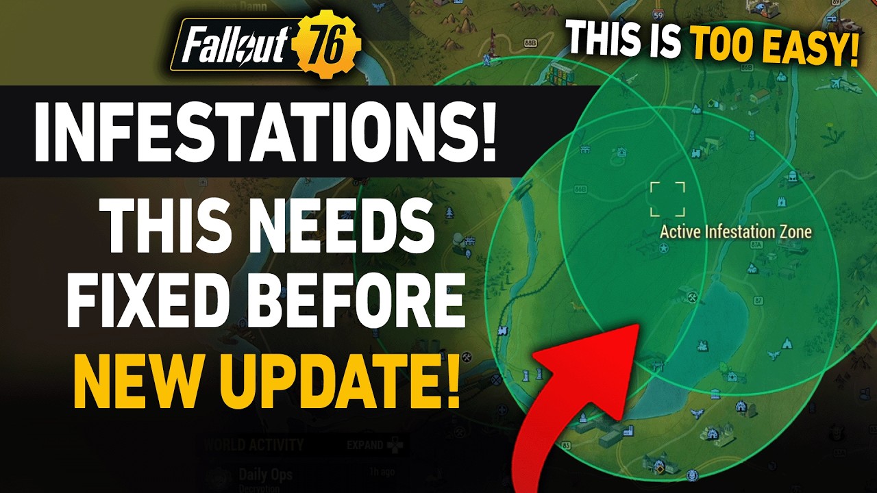 Это нужно исправить до выхода НОВОГО обновления Fallout 76!