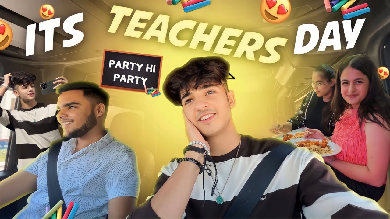 PARTY HI PARTY 🥳🕺🏻 | ITS TEACHERS DAY 👨🏻‍🏫🎉 | ​⁠​⁠​⁠​⁠​⁠@tarun_kinra