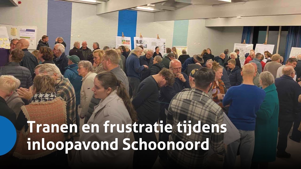 ZO!34 - Tranen en frustratie tijdens inloopavond Schoonoord