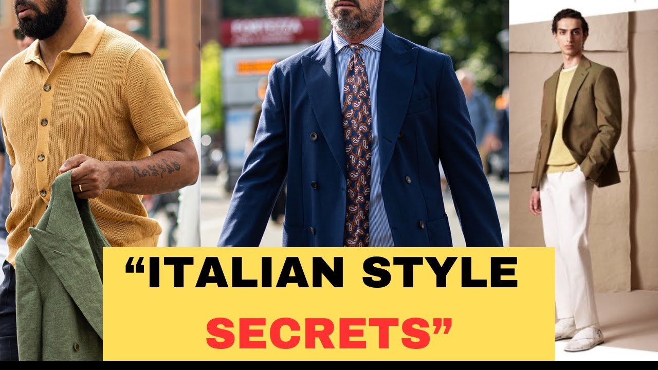Master Italian Style: Secrets to Looking Effortlessly Elegant