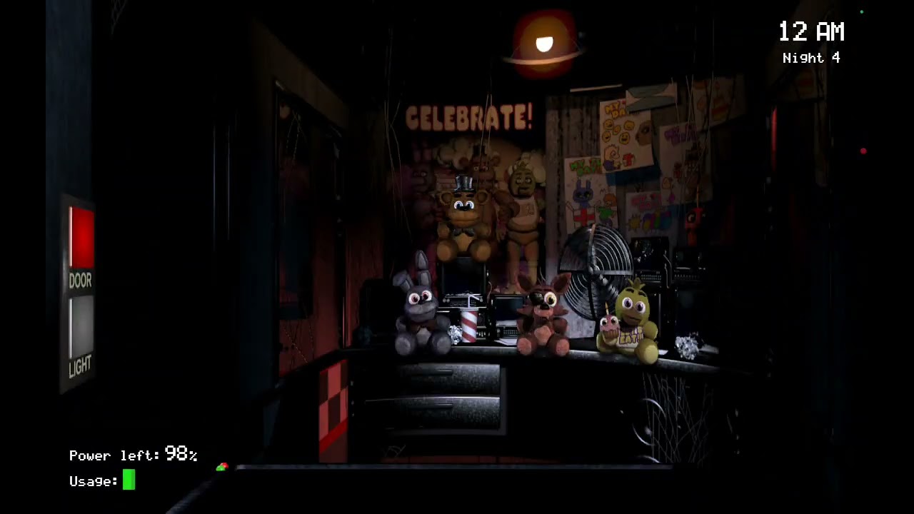 Фнаф или же five night's At freedy's 1 (3-4 ночь)