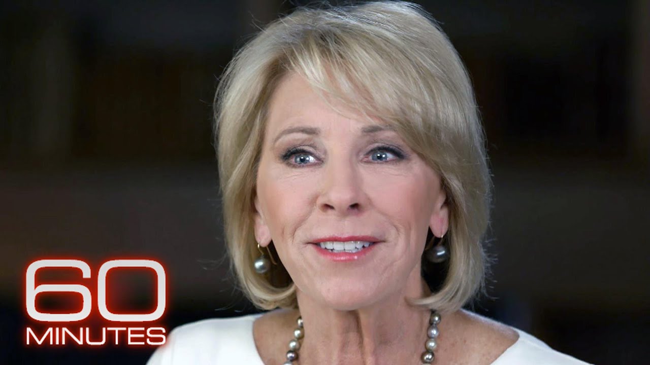 From the 60 Minutes archive: Betsy DeVos on guns, school choice and why people don't like her
