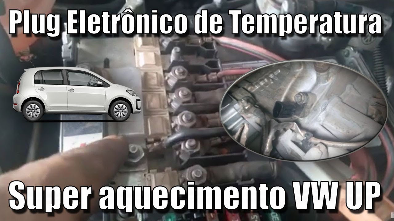 VW UP 1.0 MPI marcando 130°C sem 