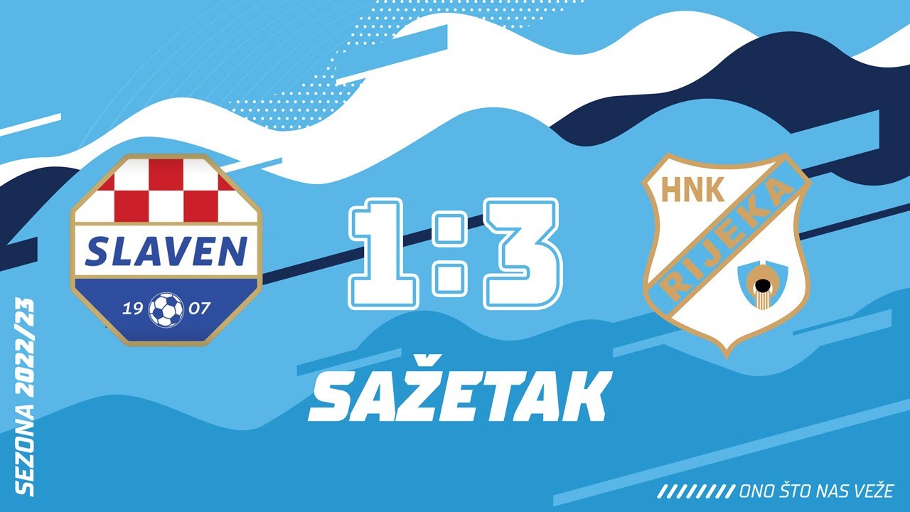 Slaven Belupo - Rijeka 1:3, sažetak 32. kolo (2022./2023.)