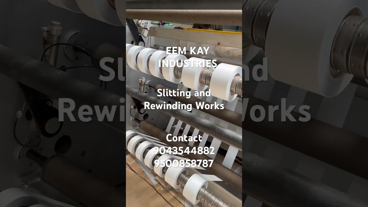 Insulation paper slitting 