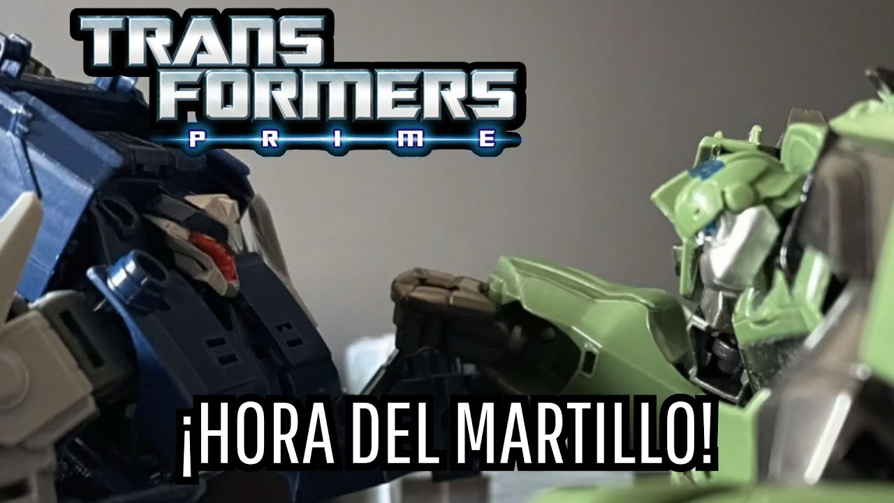 Bulkhead VS Breakdown: ¡Es hora del Martillo! Transformers Prime Stop Motion 