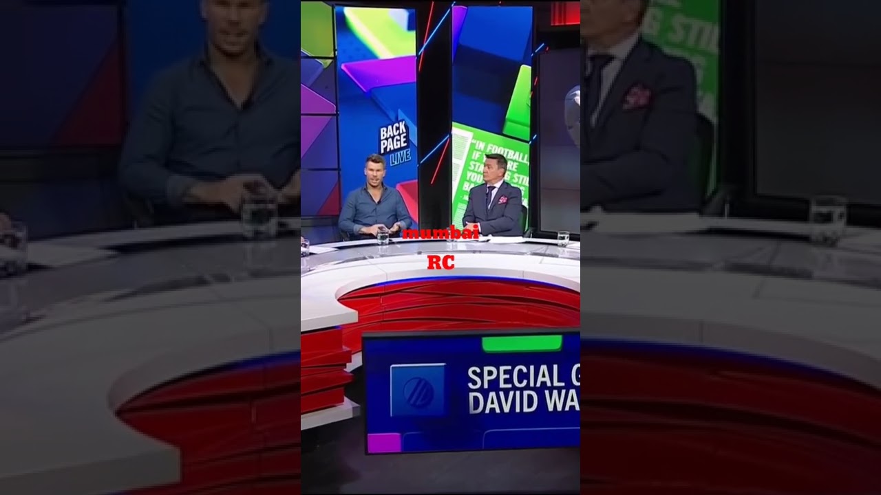 warner on the craze of RCB, MI&CSK after ipl2022 on fox cricket.