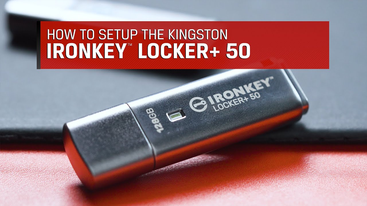 Настройка Kingston IronKey&trade; Locker+ 50