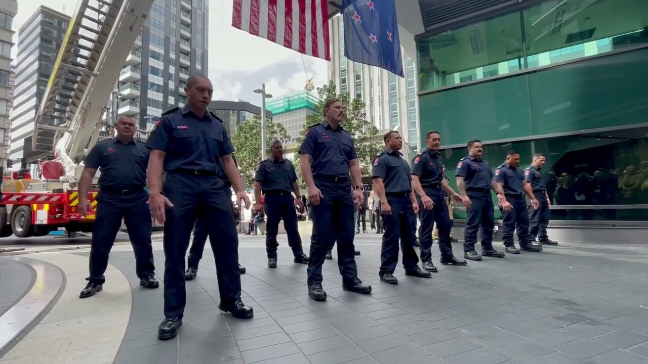2024 09 11 - FENZ haka at 911 memorial