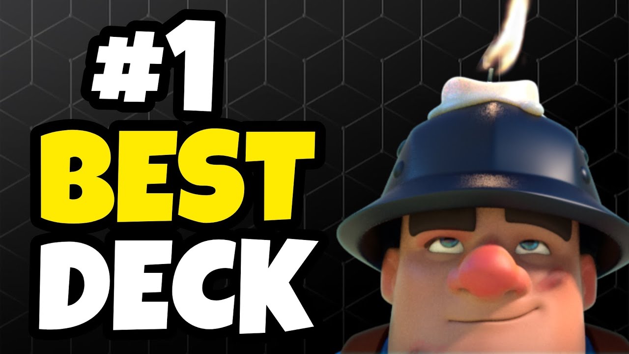 BEST MINER DECK NO SKILL CLASH ROYALE