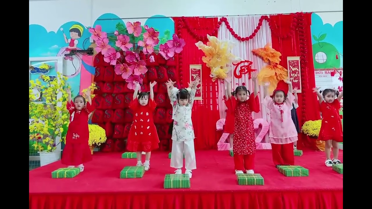 Nhảy   Bánh chưng , bánh tét…lớp mầm (Tố Như)