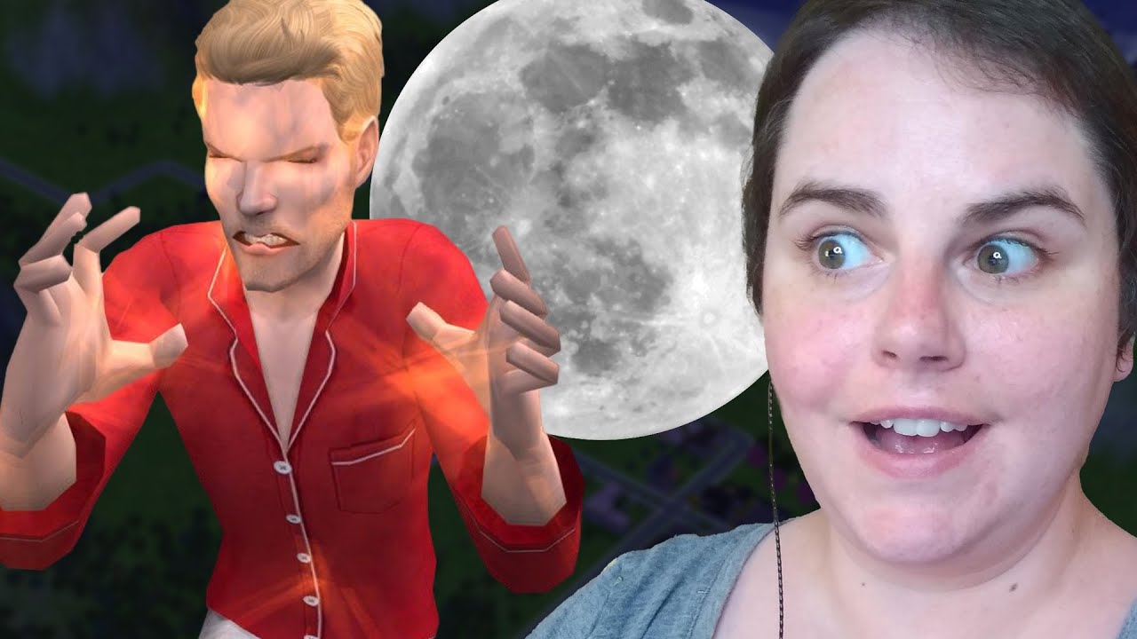 WEREWOLF! Beau Broke Transforms into a Man-Beast! [Sims 2]