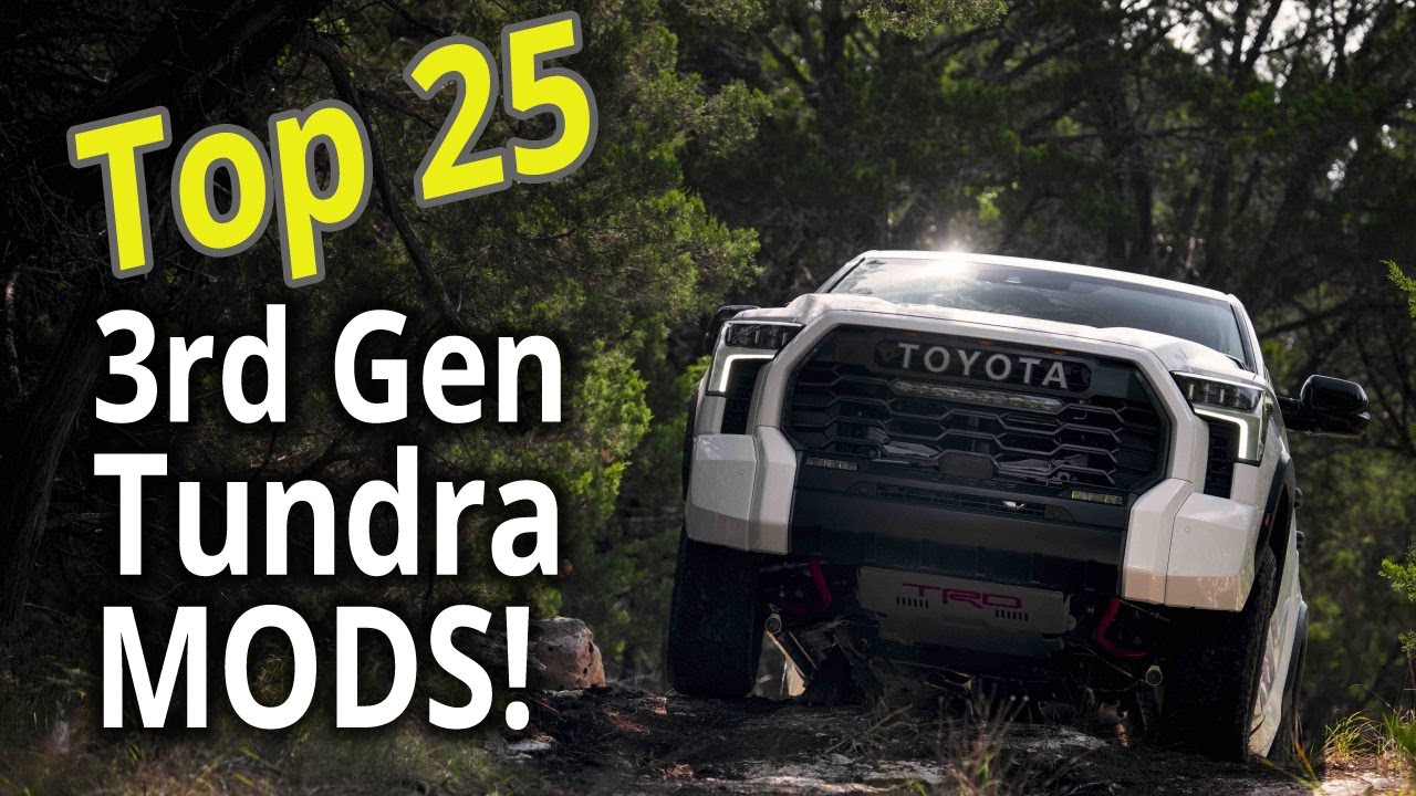 25 лучших модификаций и аксессуаров до 500 долларов для Toyota Tundra 3-го поколения