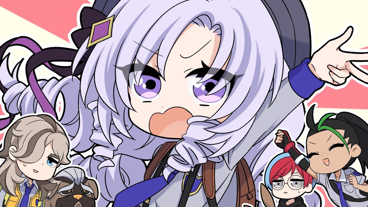 【手描き切り抜き】学校は乙女ゲームしに行くところですわ！！！！【壱百満天原サロメ/にじさんじ】