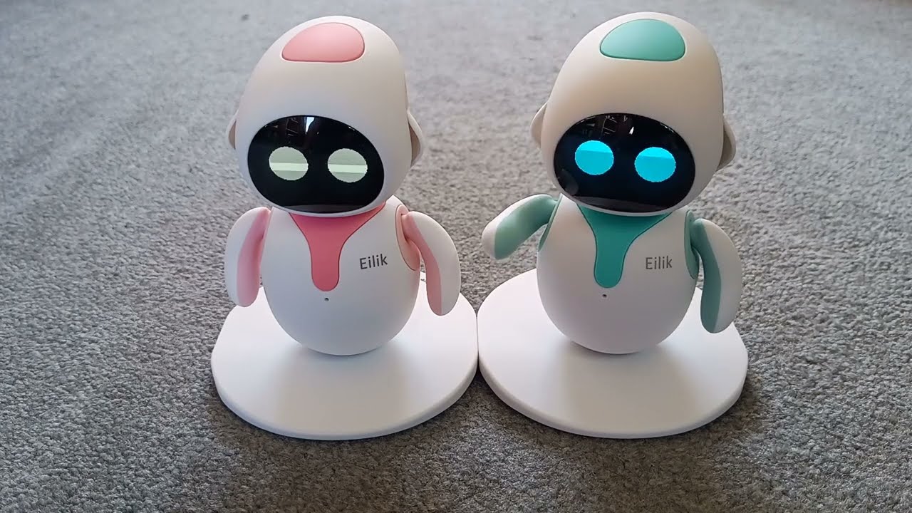 What do Pink and Blue Eilik do together? #eilik #eilikrobot #energizelab