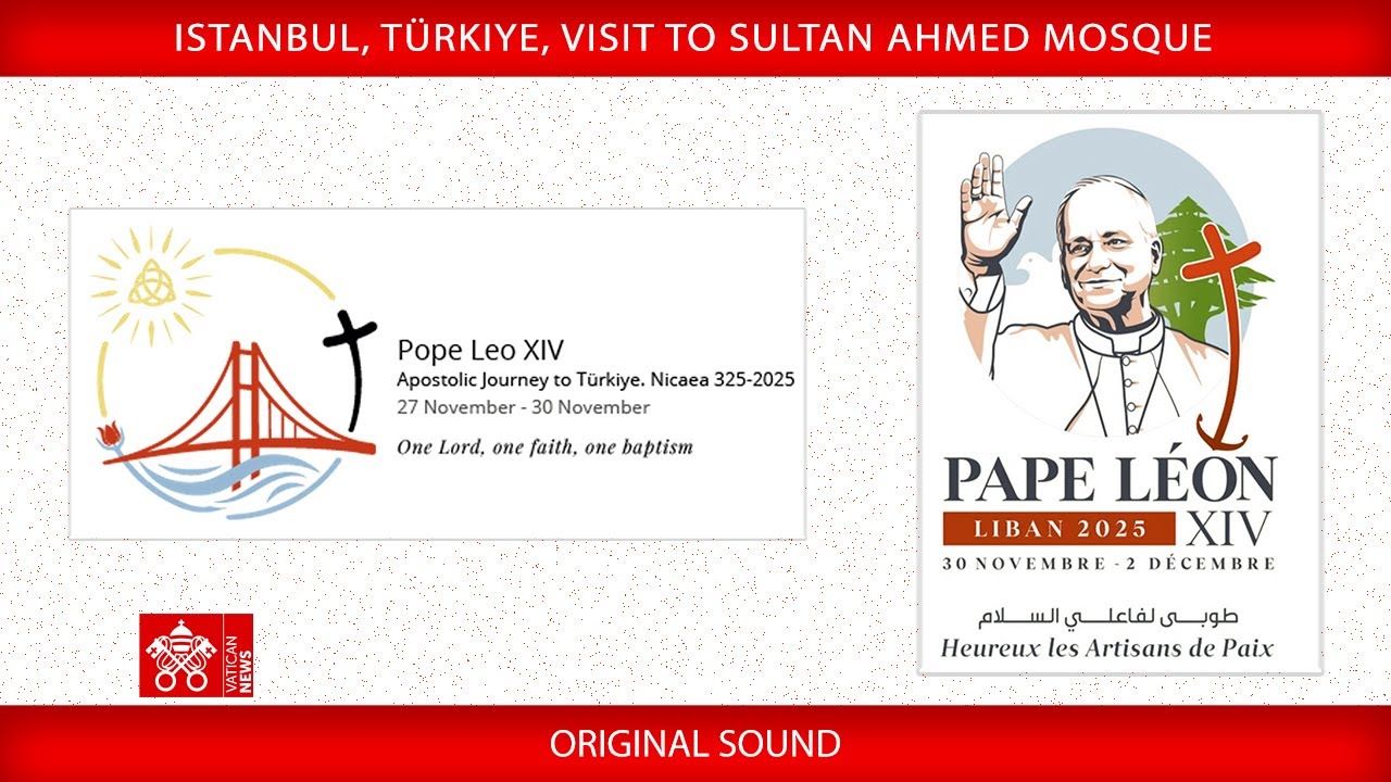 Istanbul, T&uuml;rkiye, Visit to Sultan Ahmed Mosque, November 29, 2025, Pope Leo XIV