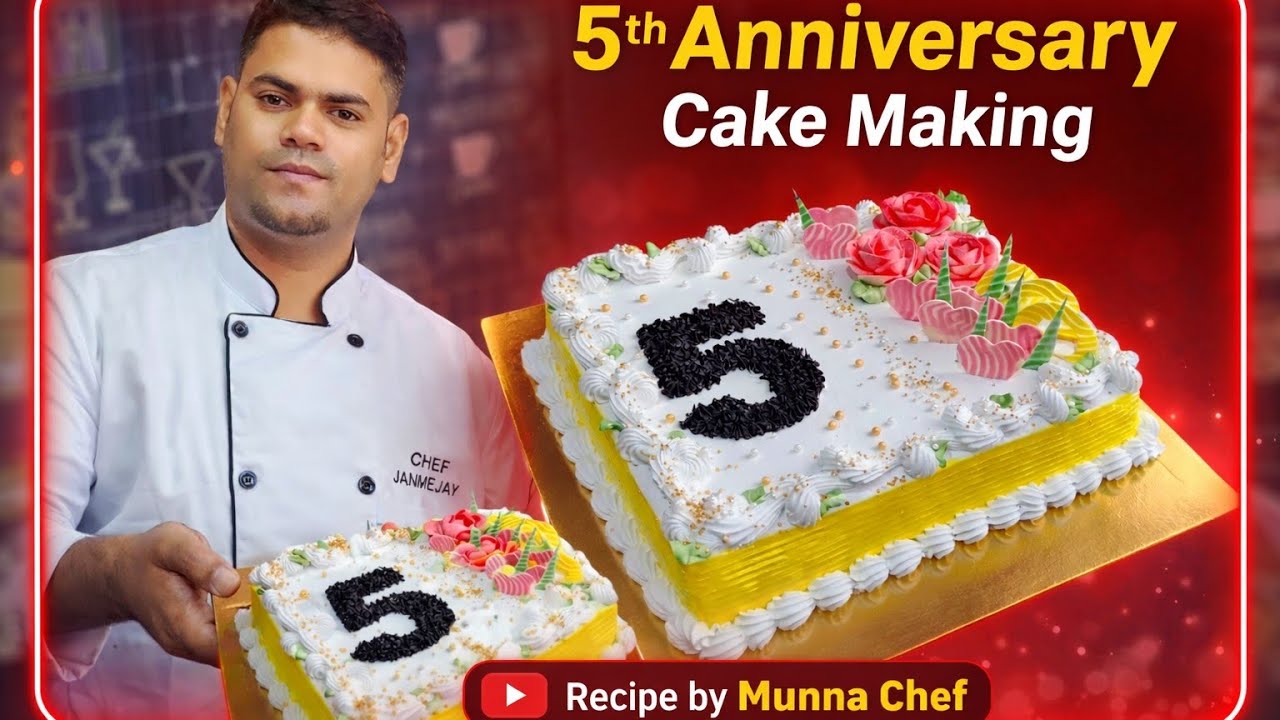 Unique Anniversary Cake Design | The Most Extra Cake  | Munna Chef