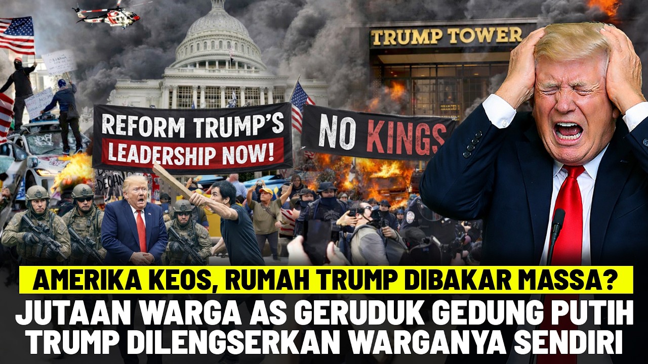 JUTAAN WARGA AS MAKZULKAN TRUMP! AS Terjebak Krisis Internal Ditengah Perang Lawan Iran