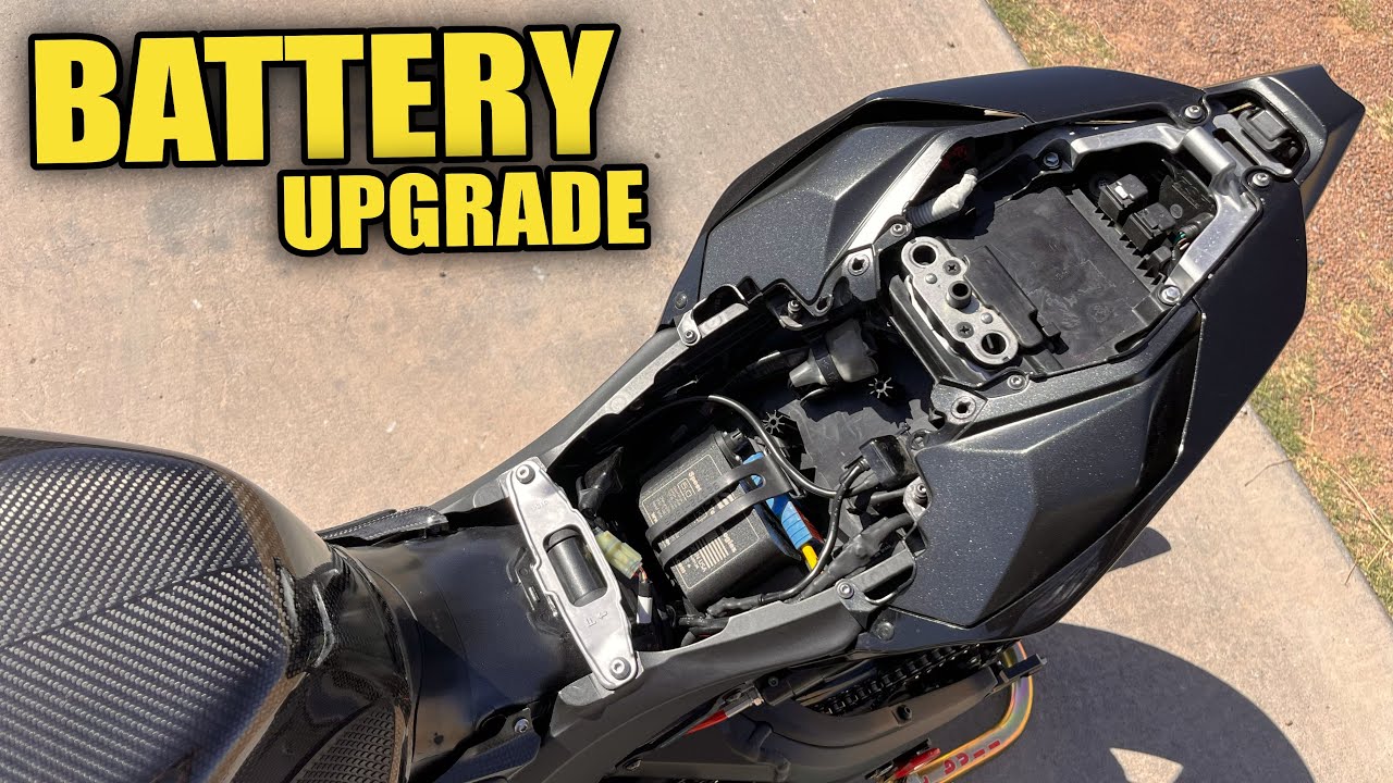 Upgrading the ZX10R with a Lightweight Lithium-ion Racing Battery