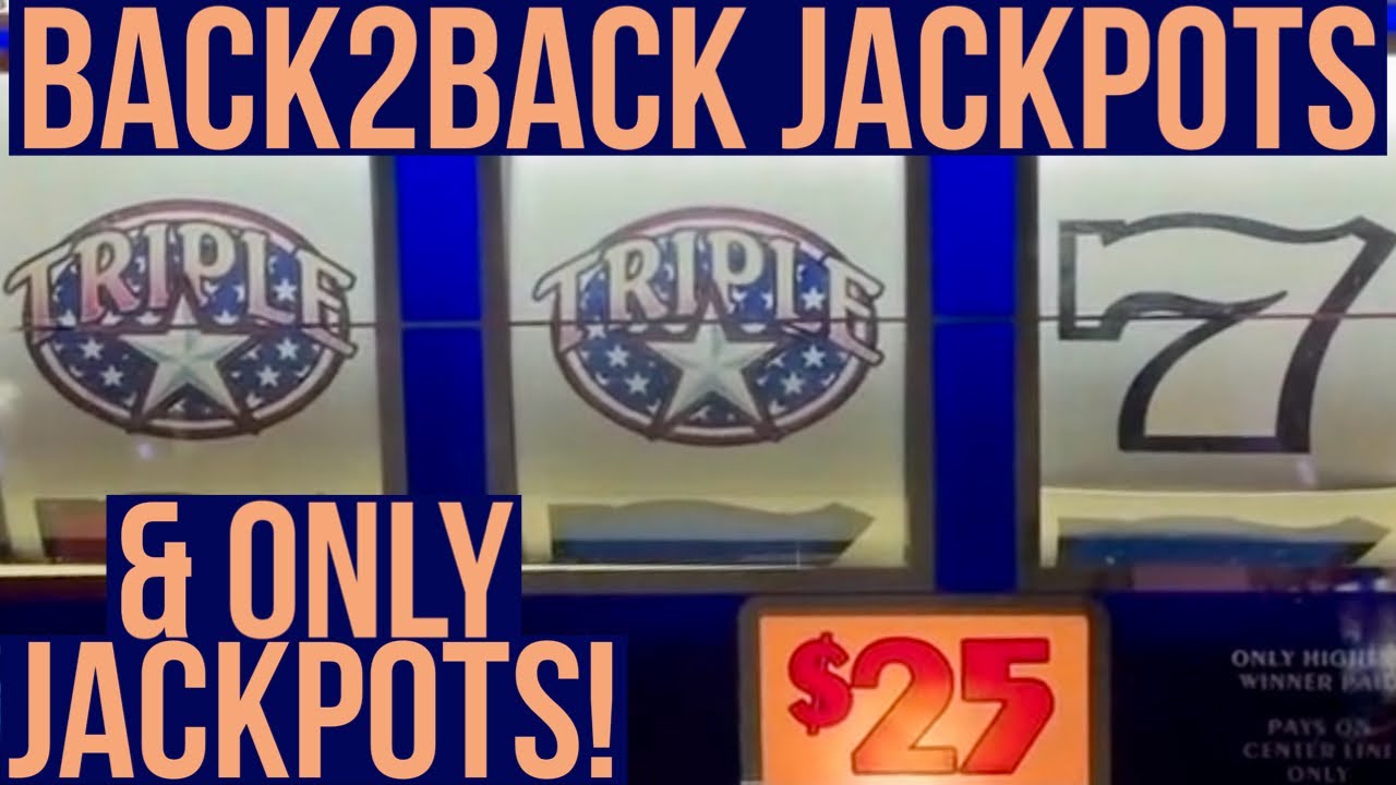 The Only Back2Back $20 Max Bet Jackpot On YouTube And All The Best Jackpots On Triple Stars Too!