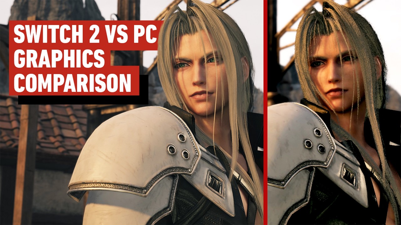 Final Fantasy 7 Rebirth - Switch 2 Vs PC Graphics Comparison