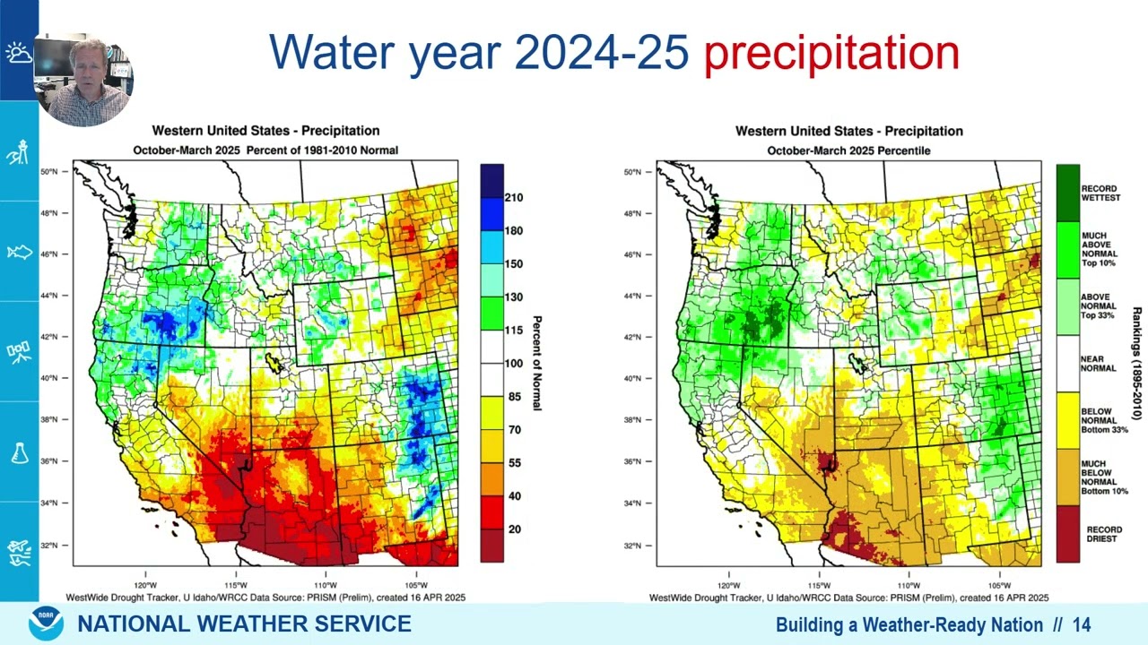Water Year 2025 and Spring to Summer outlook - NWS San Diego