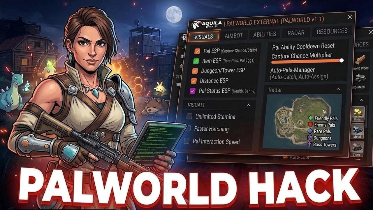 Palworld Hack 2026 - Free Cheat Menu & Trainer PC Download