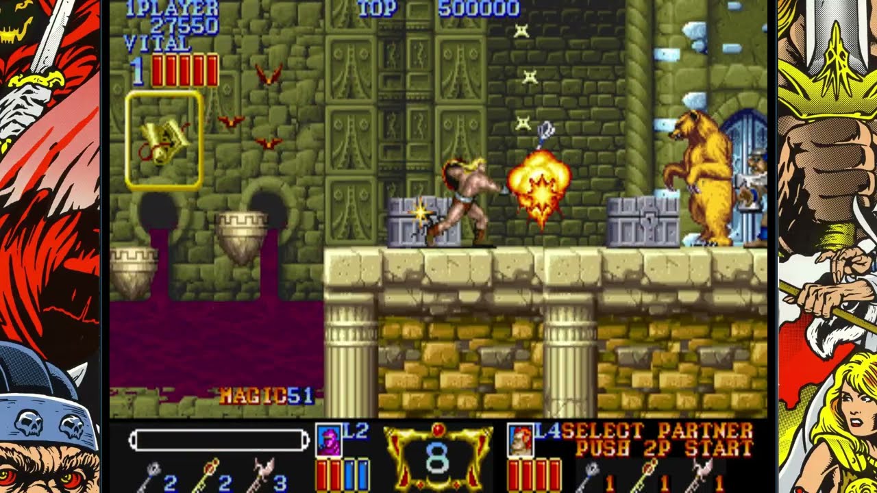 High Score 232 215p !!! MAME  Magic Sword   Heroic Fantasy World 725 msword 19 5 2017  10 08 26 μμ
