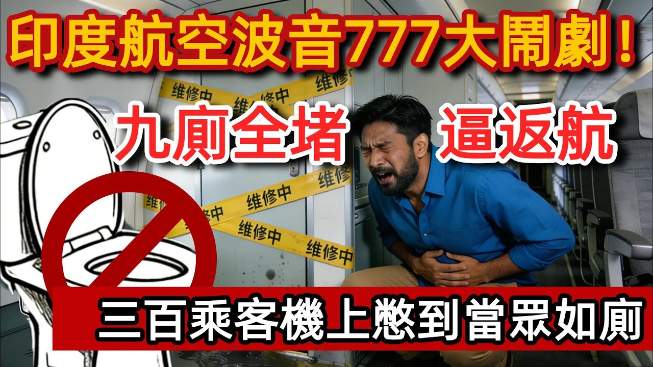 印度乘客機上奇葩行徑，座位如廁還堵廁，離譜到刷新認知