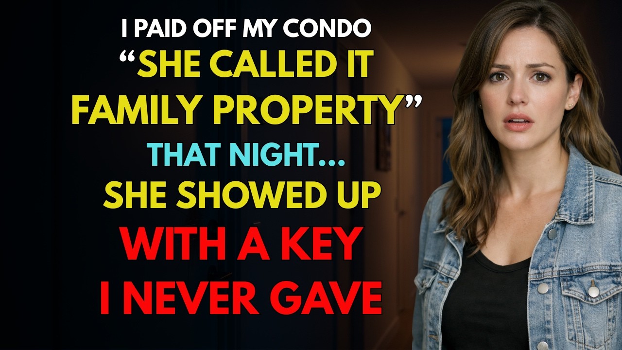 After I Paid Off My Condo, My Sister Claimed It Was “Family Property” — She Never Saw This Coming