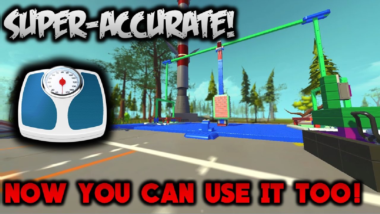 [Downloadable] ONE WOOD ACCURATE - The Perfect Weighing Scale in Scrap Mechanics.