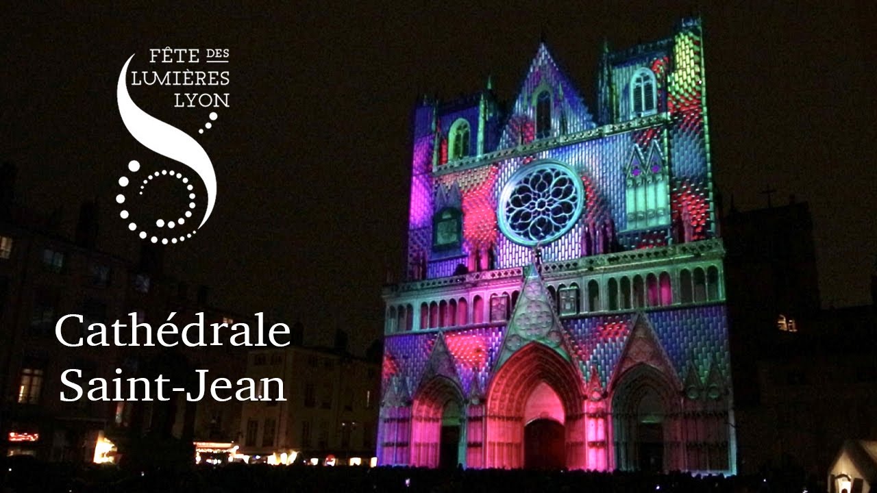 Fête des Lumières 2024 à Lyon – La cathédrale St Jean