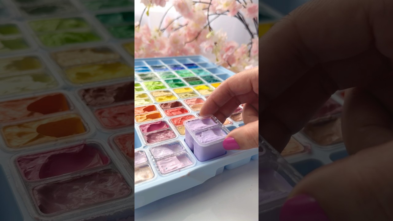 Unboxing Himi gouache set