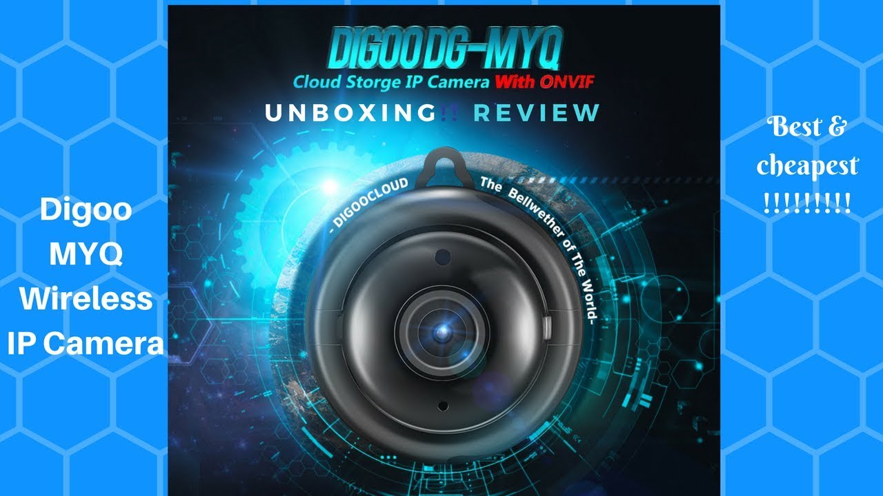 Digoo DG-MYQ Wireless IP Camera REVIEW & UNBOXING !!Cheapest wireless camera