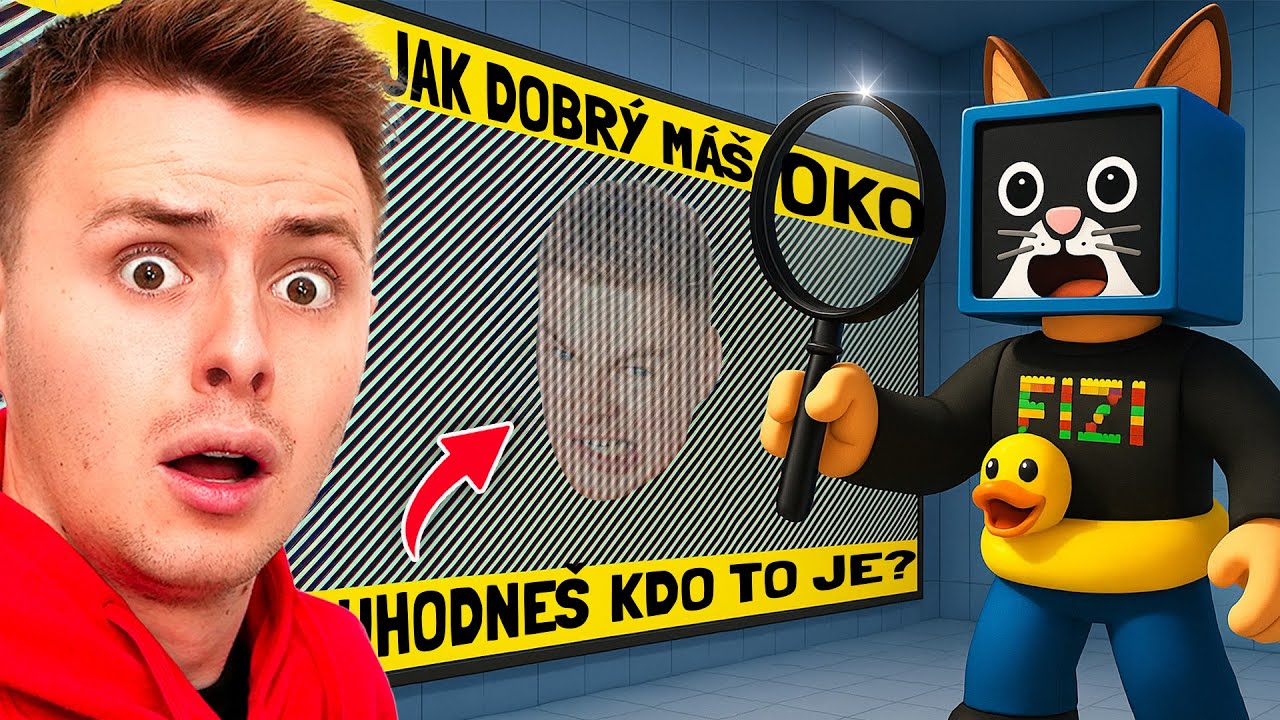 VIDÍME SPRÁVNĚ?! Udělali jsme si test očí v ROBLOXU.. 👀