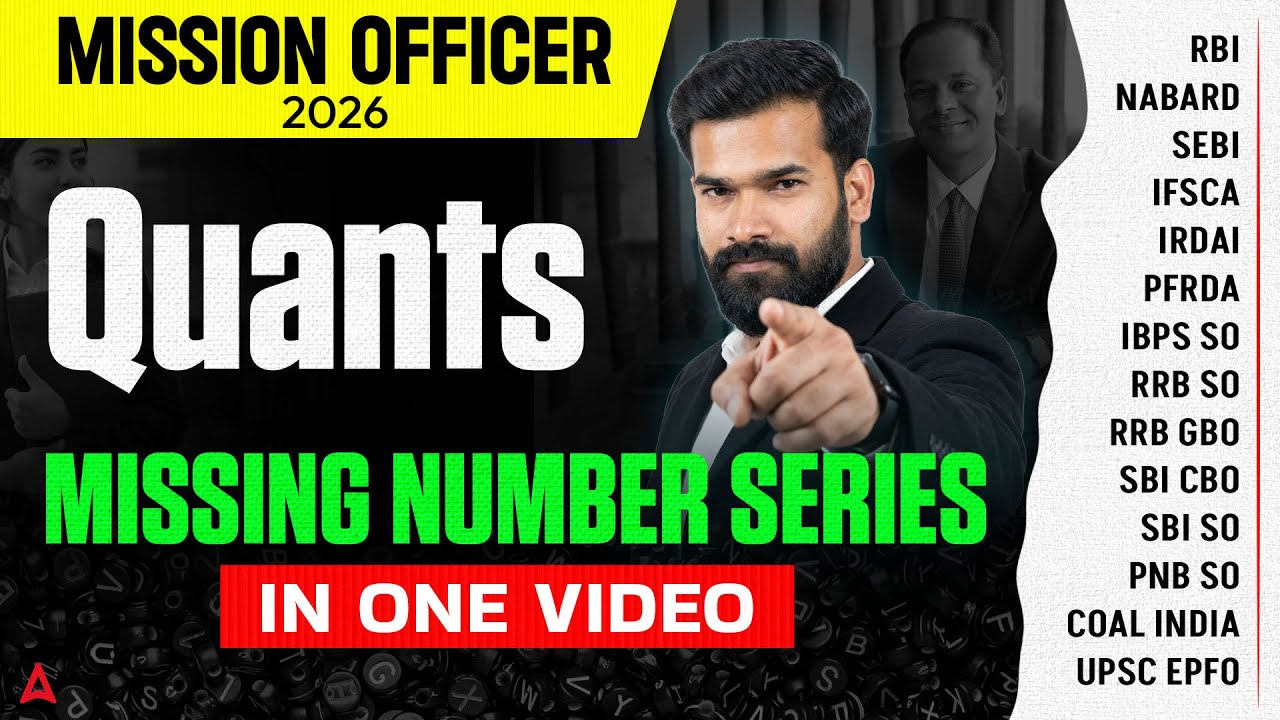 Missing Number Series One Shot | Quant for RBI Grade B, SEBI, NABARD & SO Exams | By Rahul Meena