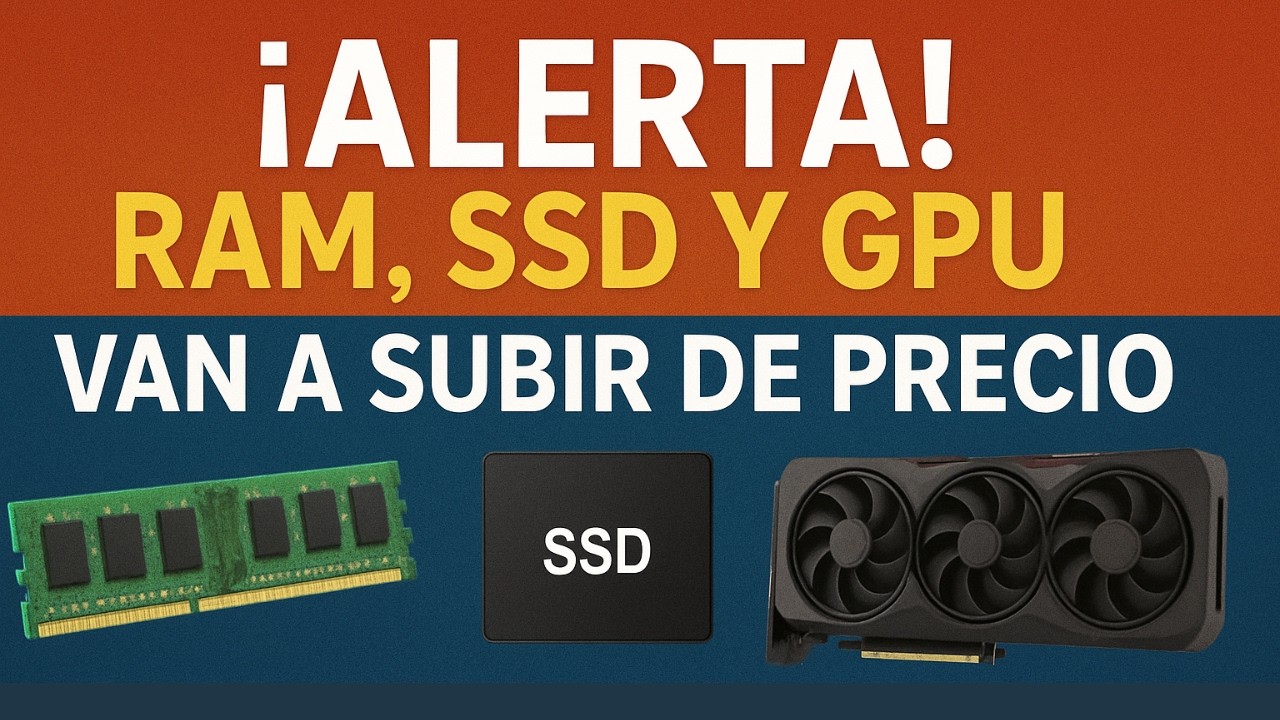 ¡ALERTA! La RAM, SSD y GPU van a subir de precio por culpa de la IA