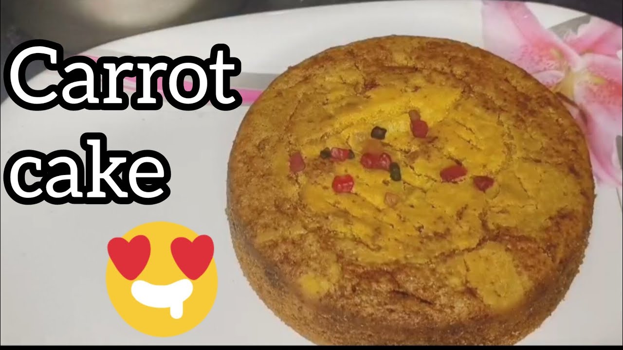 Carrot cake 🥮#No oven# #No egg# #No sugar# #No maida# #Delicious# #yummy#