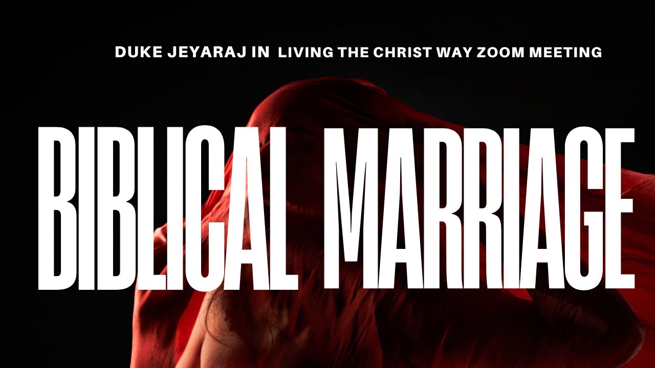 Biblical Marriage | Duke Jeyaraj | Divorce | Remarriage
