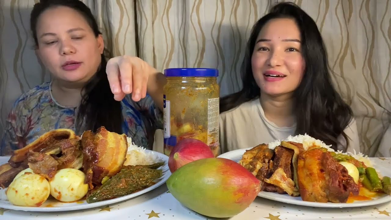 भेन्टाको स्वादीलो अचार Eggplant pickle Nepali Style,pork belly fry