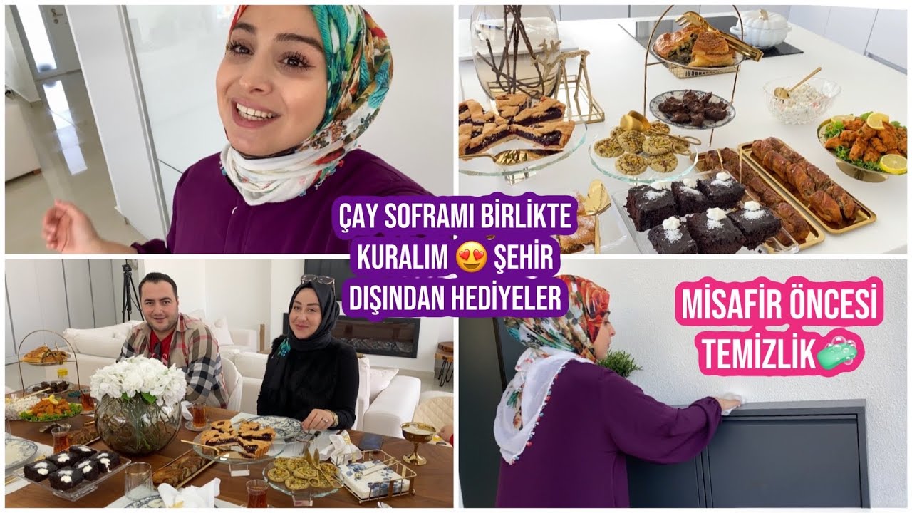 MİSAFİR ÖNCESİ TEMİZLİK ✅, ÇAY SOFRAMI BERABER KURALIM, ŞEHİR DIŞINDAN GELEN HEDİYELER